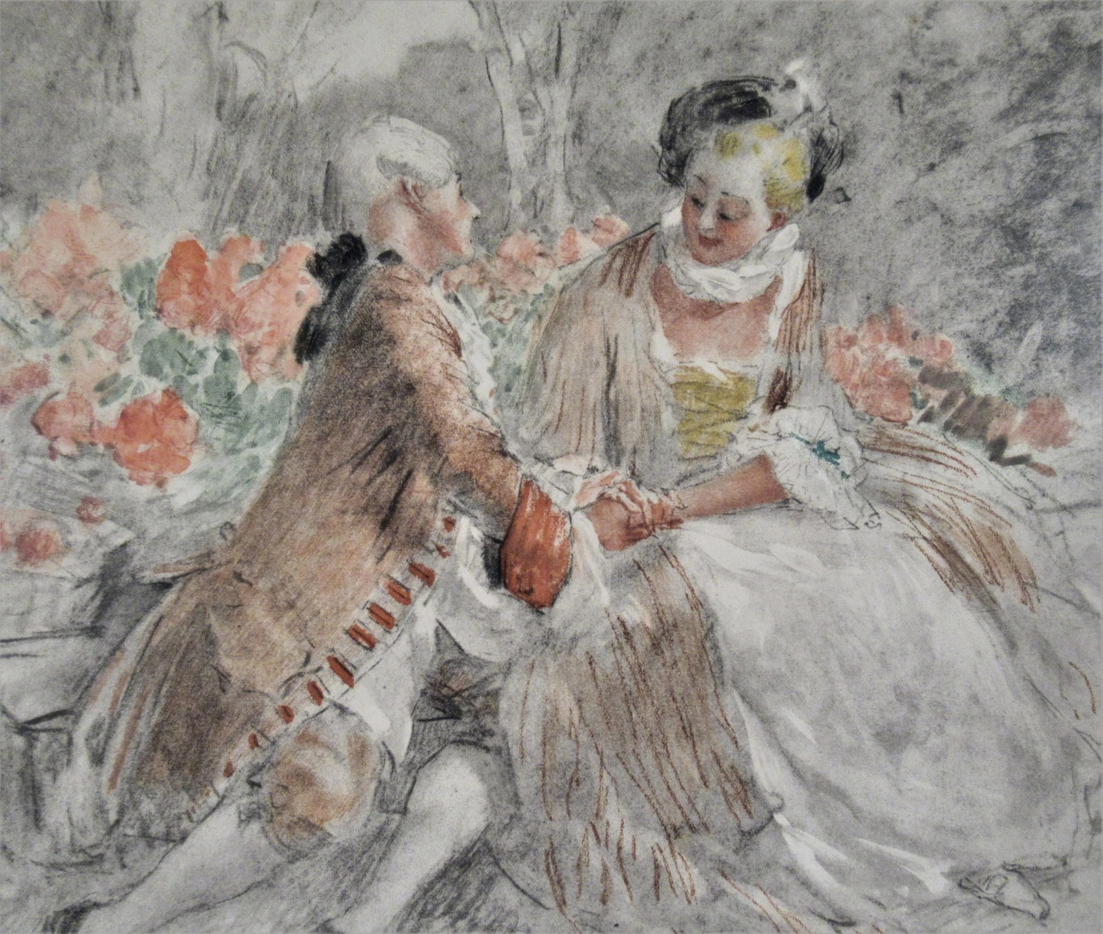 Antoine Calbet, Scene Galante au XVIII eme Siecle #2 - 3