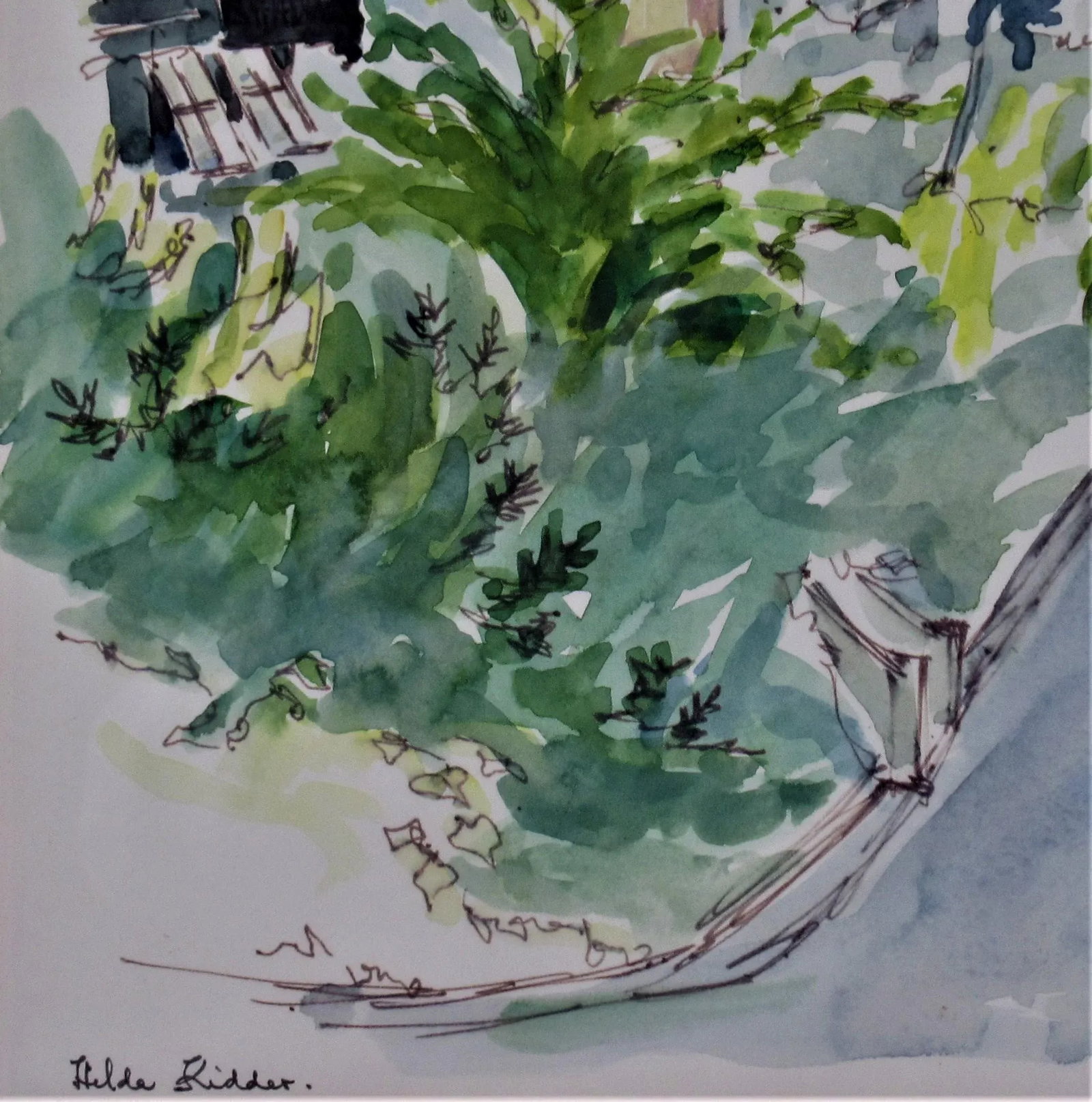 Hilda Kider, View of Angel Island from Tiburon, California II - 4