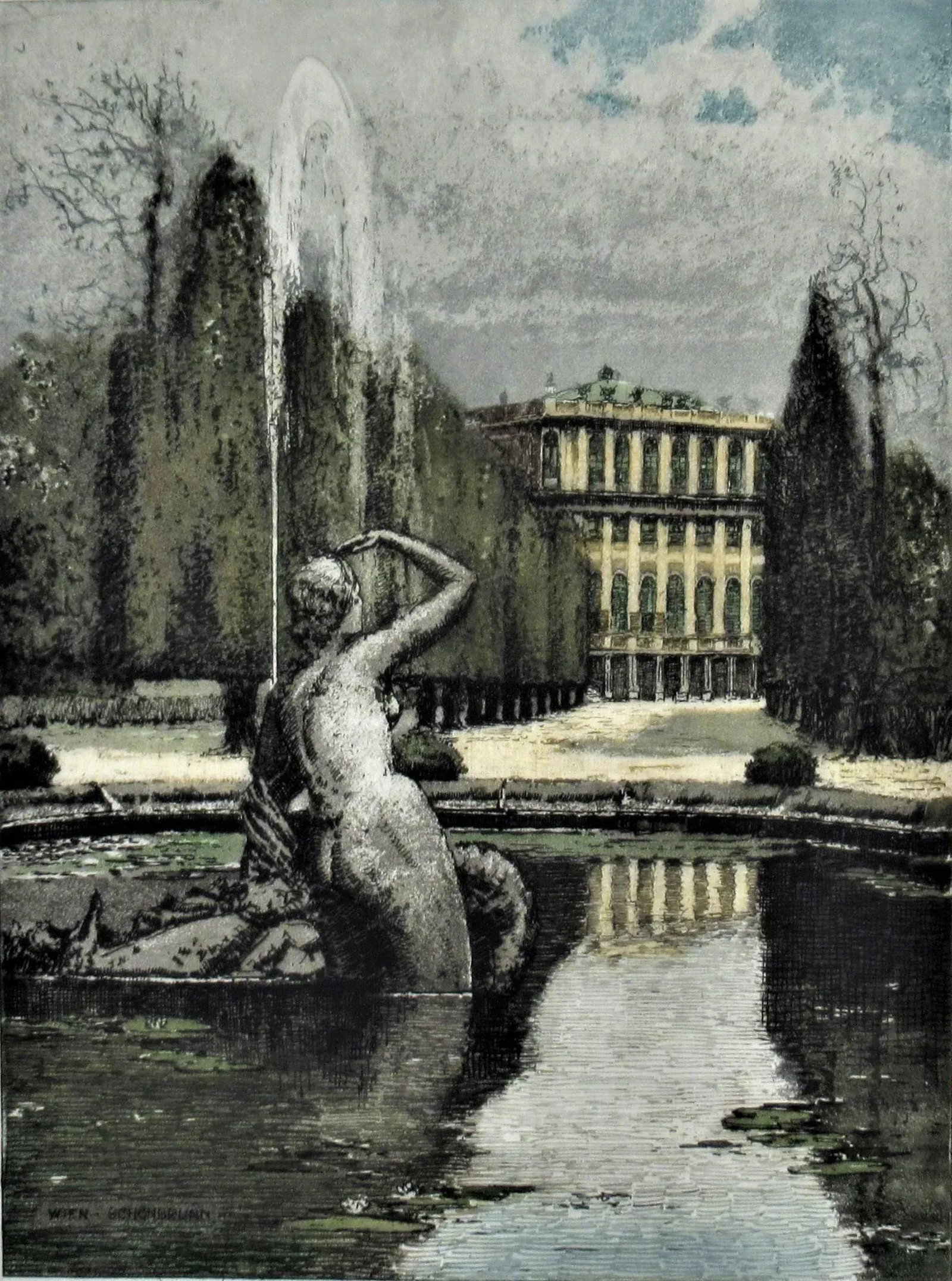 Josef Eidenberger, Vienna, Schoenbrunn Castle, Circa 1960 - 2
