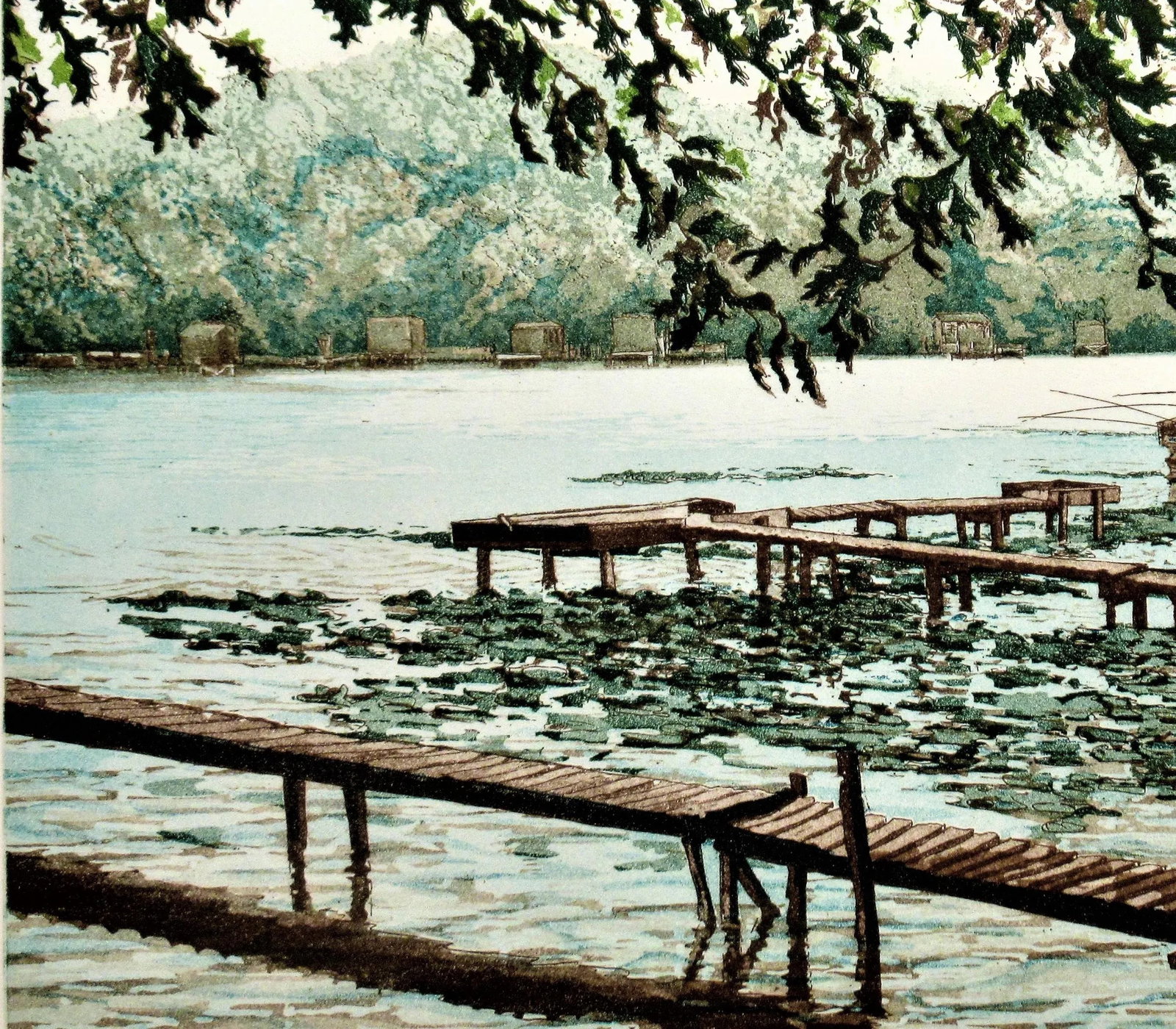 Frances St. Clair Miller, Lake at Carcaron II, Circa 1990 - 3