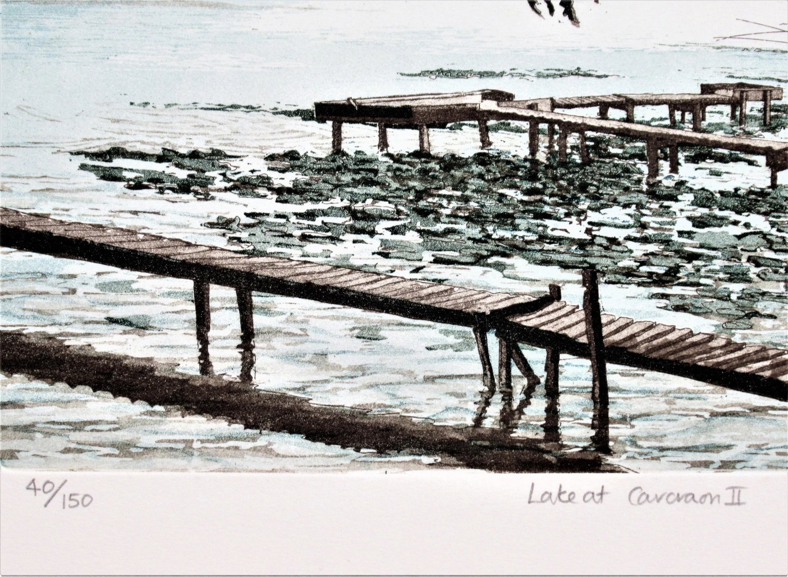 Frances St. Clair Miller, Lake at Carcaron II, Circa 1990 - 5
