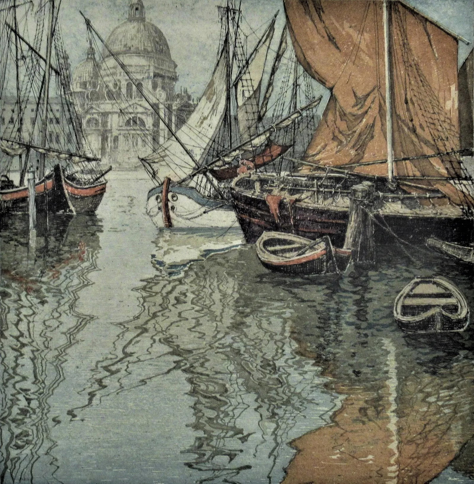 Josef Eidenberger, Venice Sailboats, Italy, Circa 1975 - 2