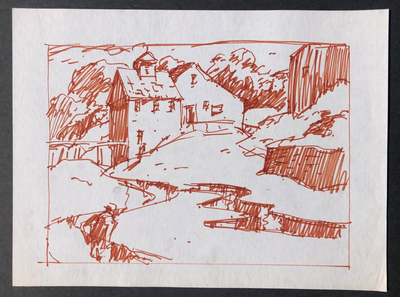 1950s Norman Kent Mill and Stream - 2