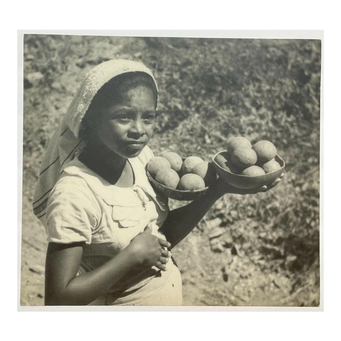 Original Eleanor Parke Custis 'maria Of Guatemala' Child Portrait Photograph: This is just a great original piece. I recently acquired a small collection of original photographs by one of the most important American Female pictorialist photographers Eleanor Parke Custis. For