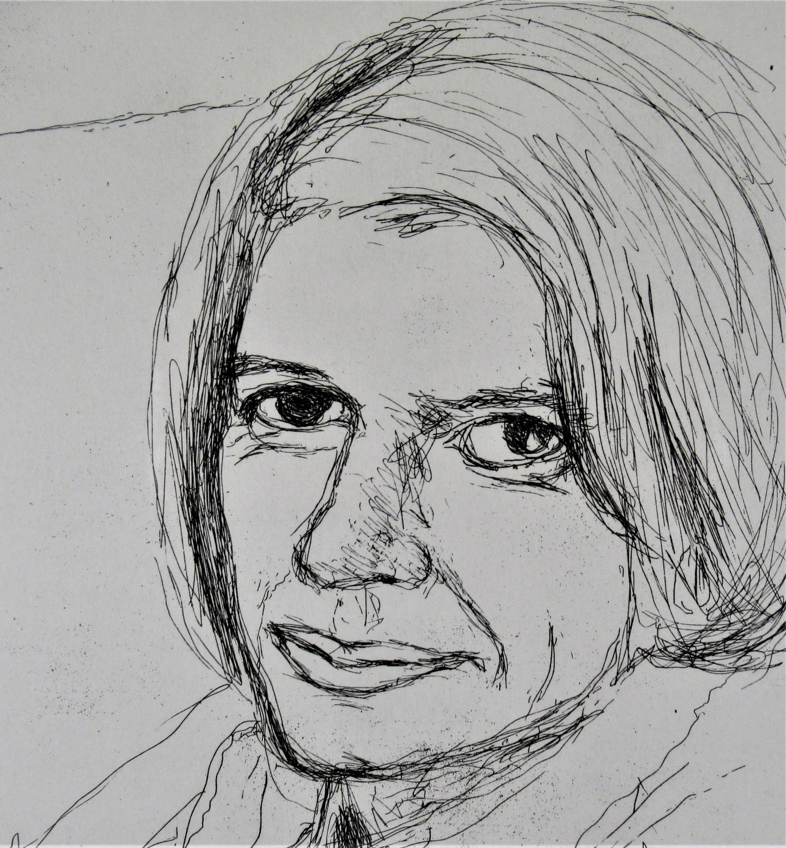 Richard Diebenkorn, "Portrait of Phyllis #22" from the suite "41 Etchings and Drypoints", 1965 - 3