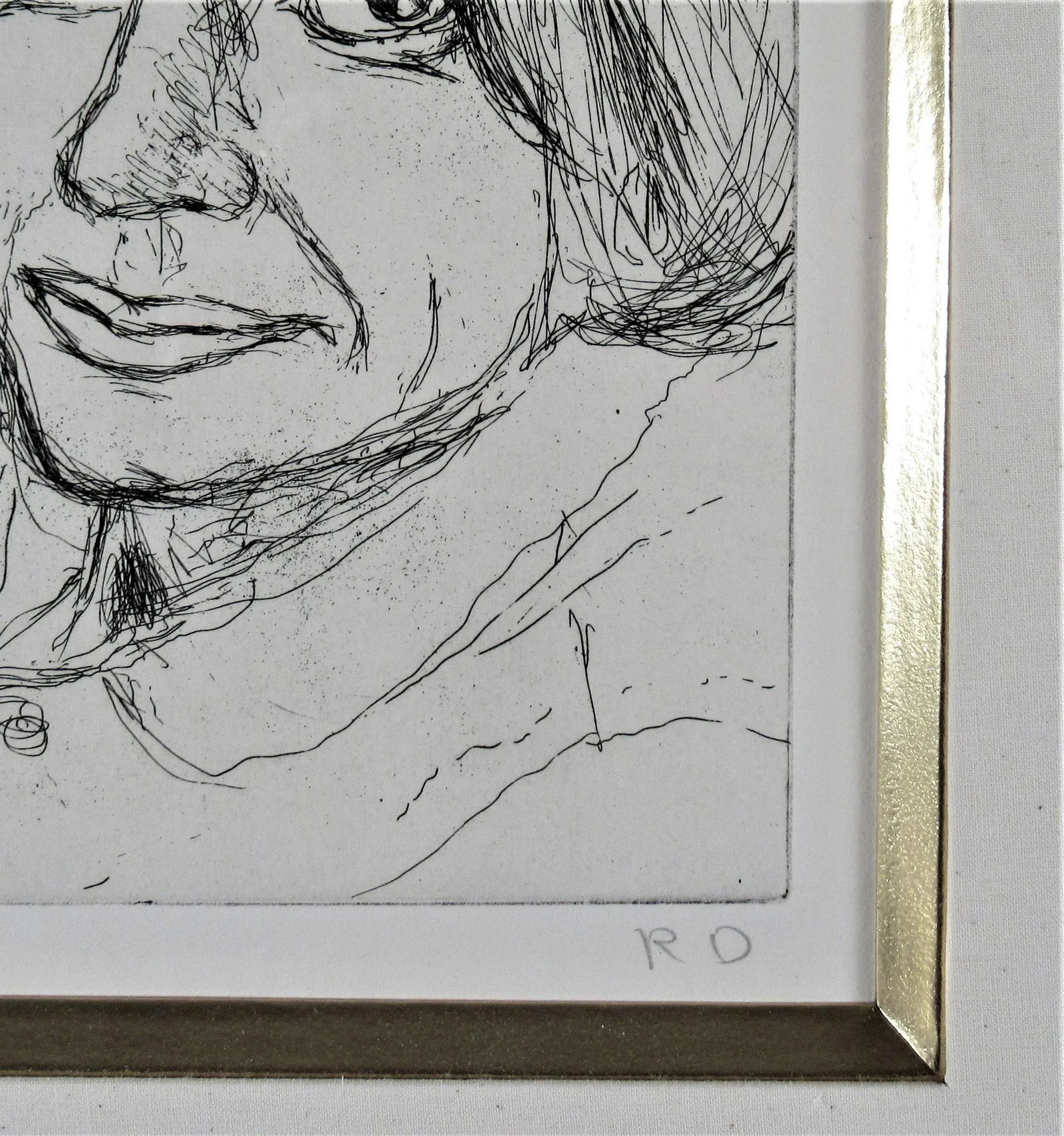 Richard Diebenkorn, "Portrait of Phyllis #22" from the suite "41 Etchings and Drypoints", 1965 - 4