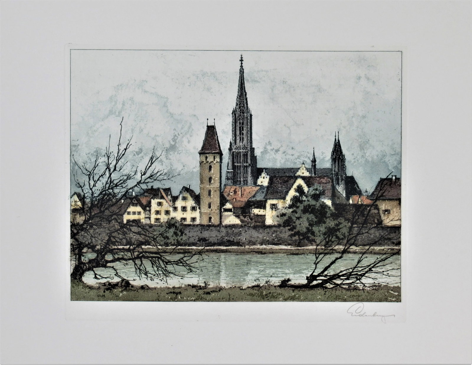 Josef Eidenberger, Ulm on the Danube, Circa 1950 - 6