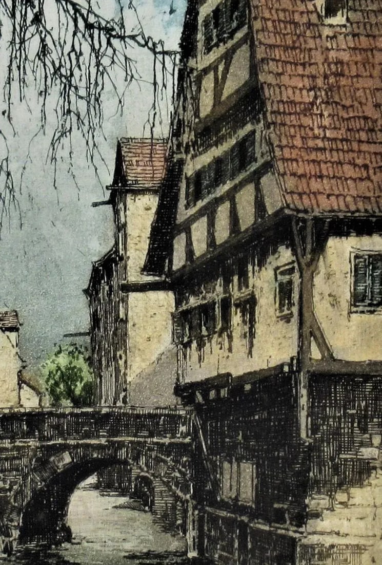 Josef Eidenberger, Ulm on the Blau, Germany, Circa 1950 - 3