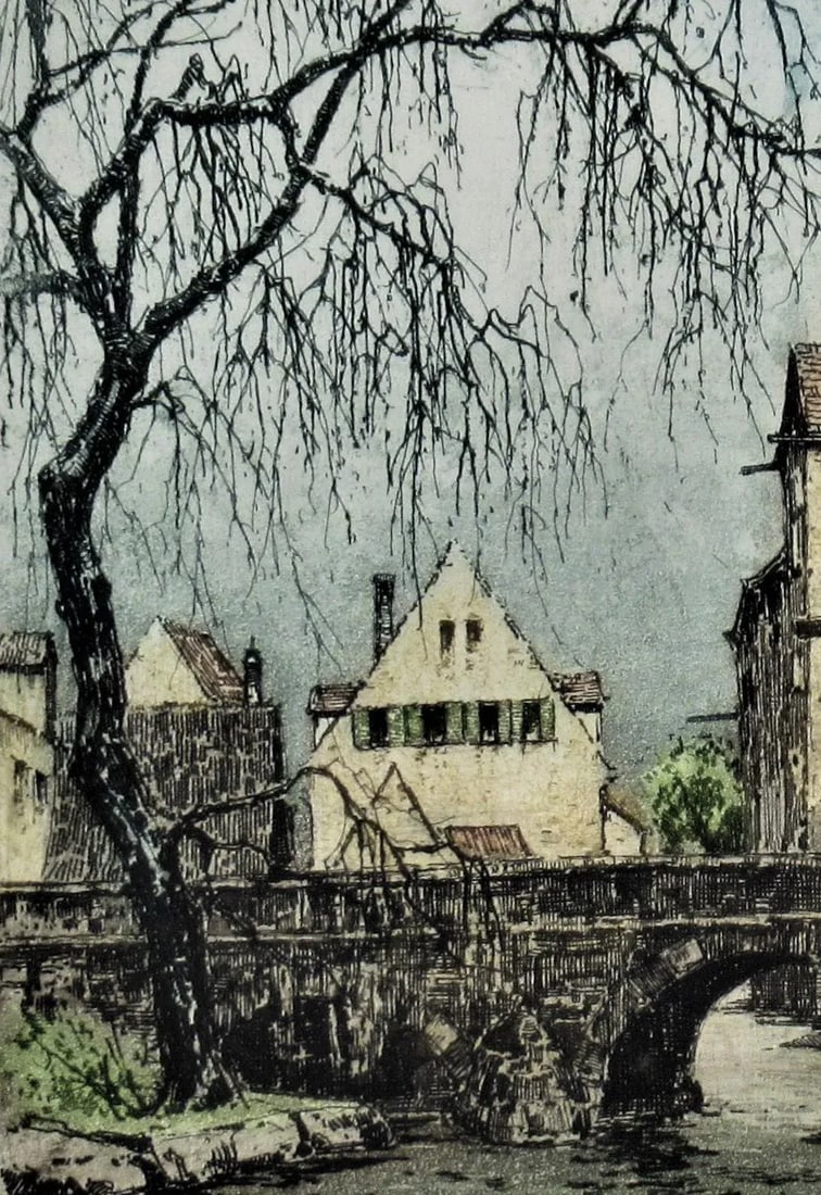 Josef Eidenberger, Ulm on the Blau, Germany, Circa 1950 - 4