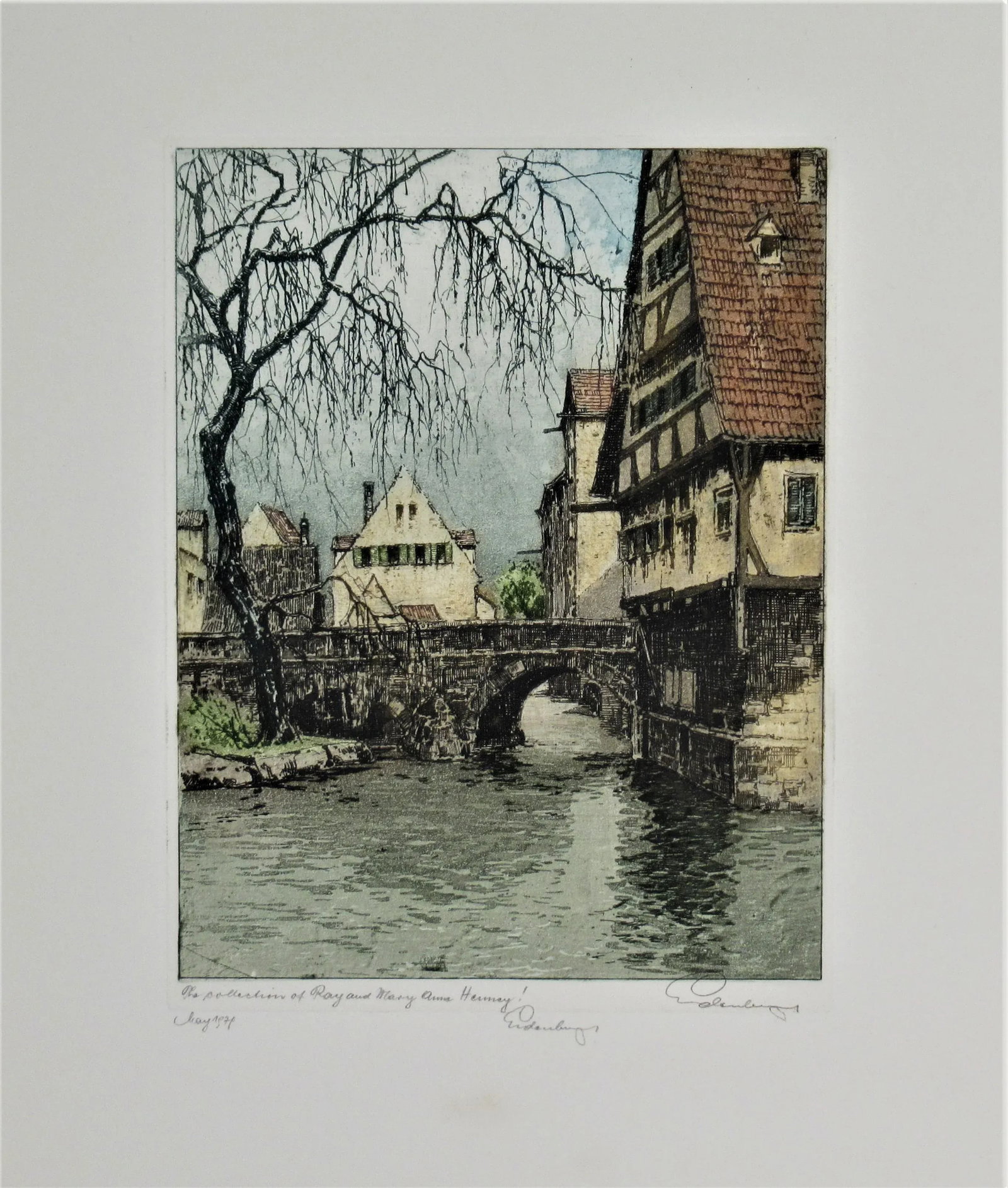 Josef Eidenberger, Ulm on the Blau, Germany, Circa 1950 - 6