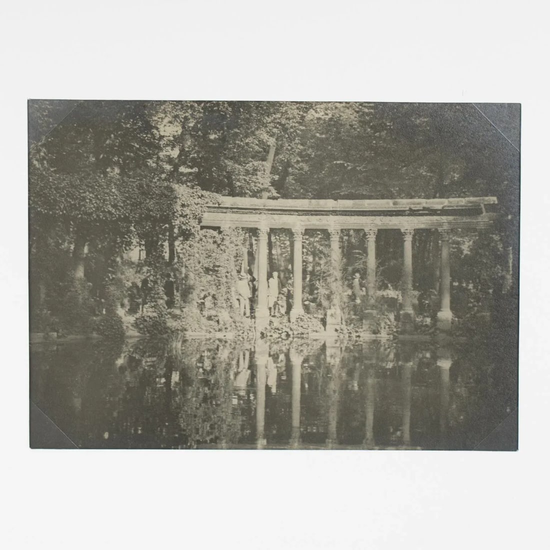 Paris, The Parc Monceau Public Garden, 1926 - Silver Gelatin B and W Photography - 2