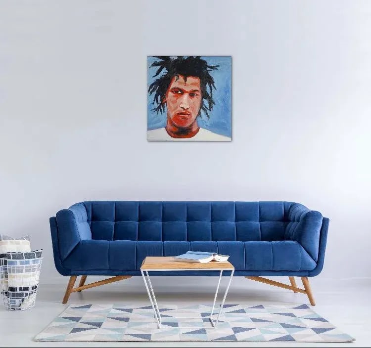 Modern Contemporary Pop Art Portrait (Original Oil on Canvas) - 2
