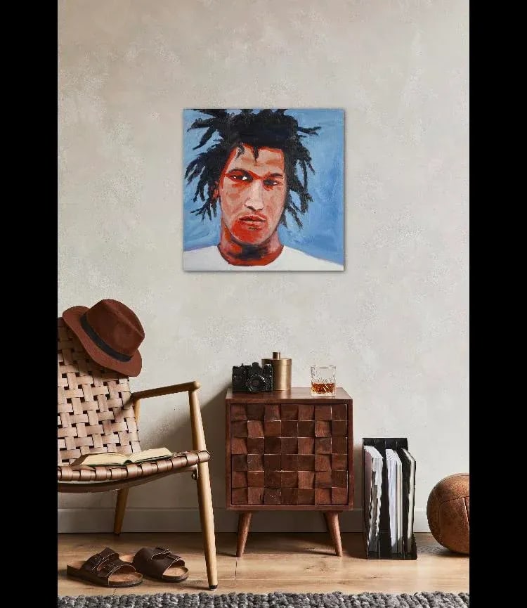 Modern Contemporary Pop Art Portrait (Original Oil on Canvas) - 3