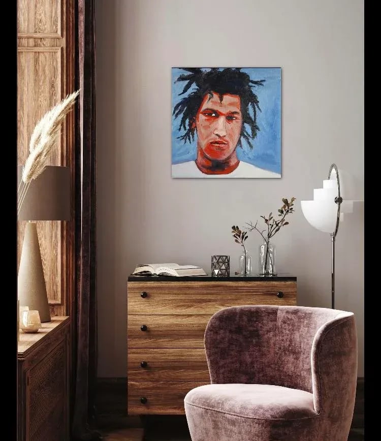 Modern Contemporary Pop Art Portrait (Original Oil on Canvas) - 5