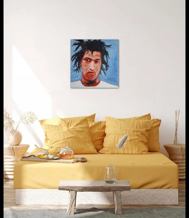 Modern Contemporary Pop Art Portrait (Original Oil on Canvas) - 6