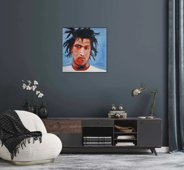 Modern Contemporary Pop Art Portrait (Original Oil on Canvas) - 7