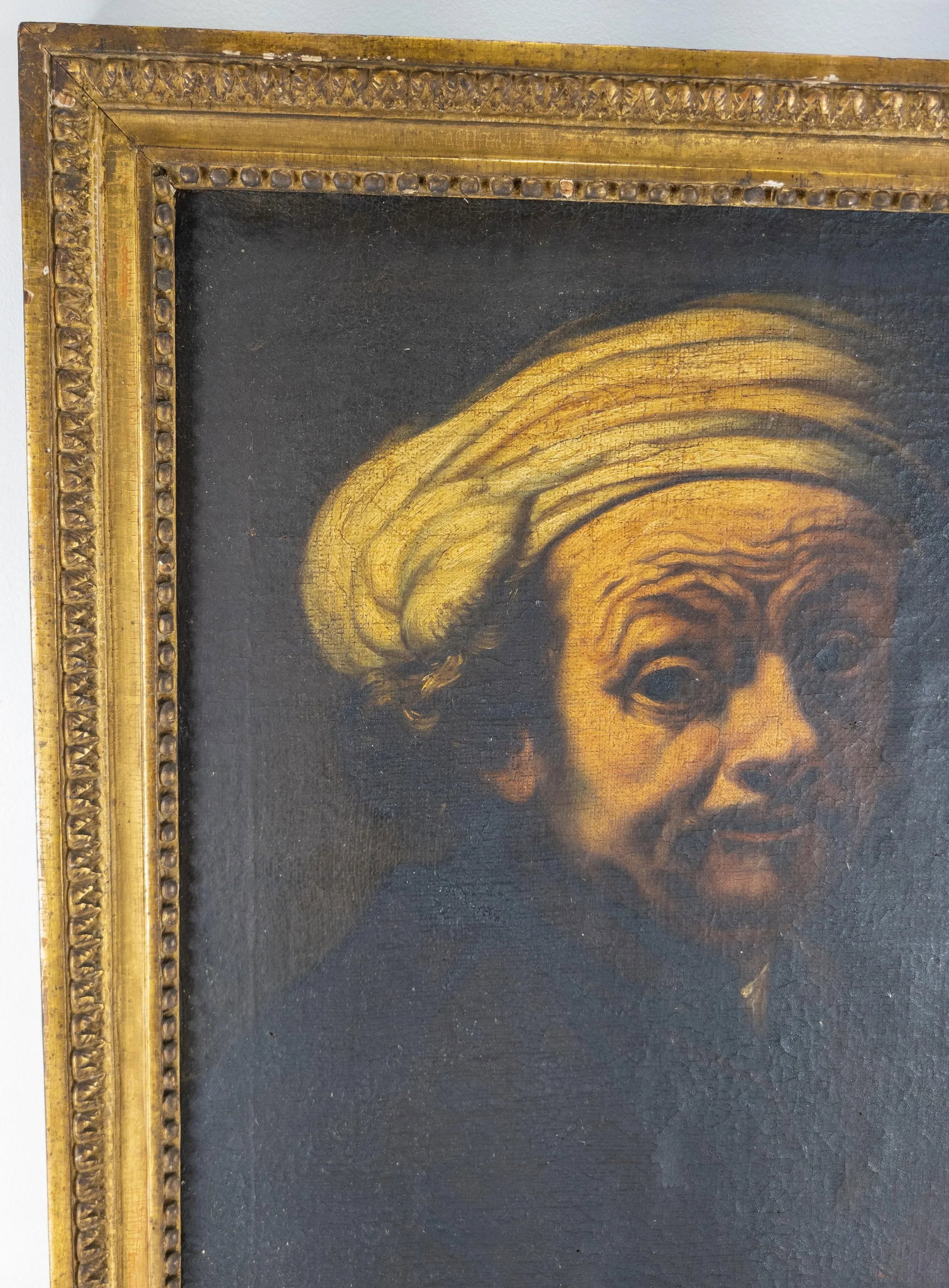 17th Century Old Master Oil Painting Self-Portrait as the Apostle Paul After Rembrandt Van Rijn - 3