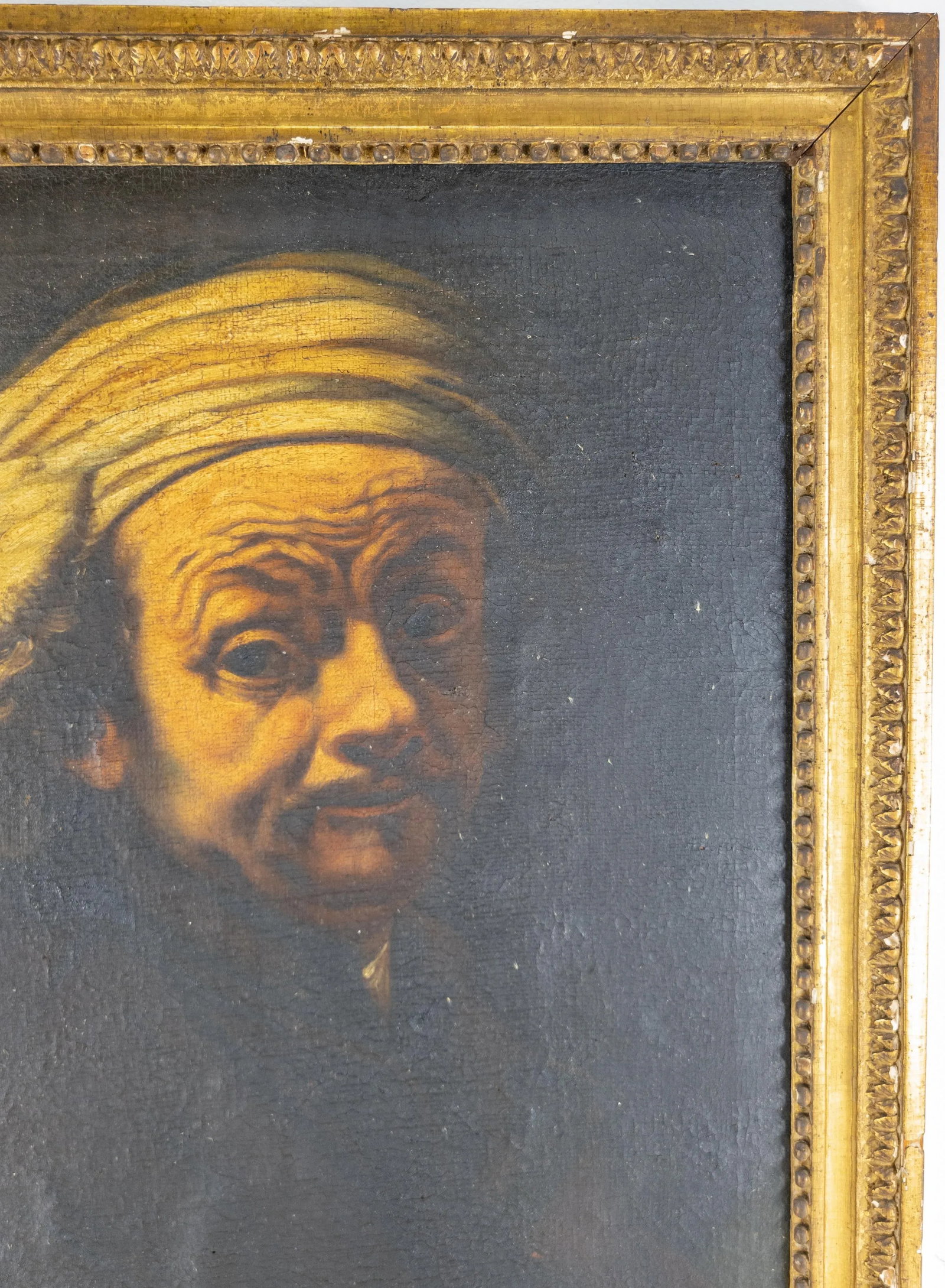 17th Century Old Master Oil Painting Self-Portrait as the Apostle Paul After Rembrandt Van Rijn - 4