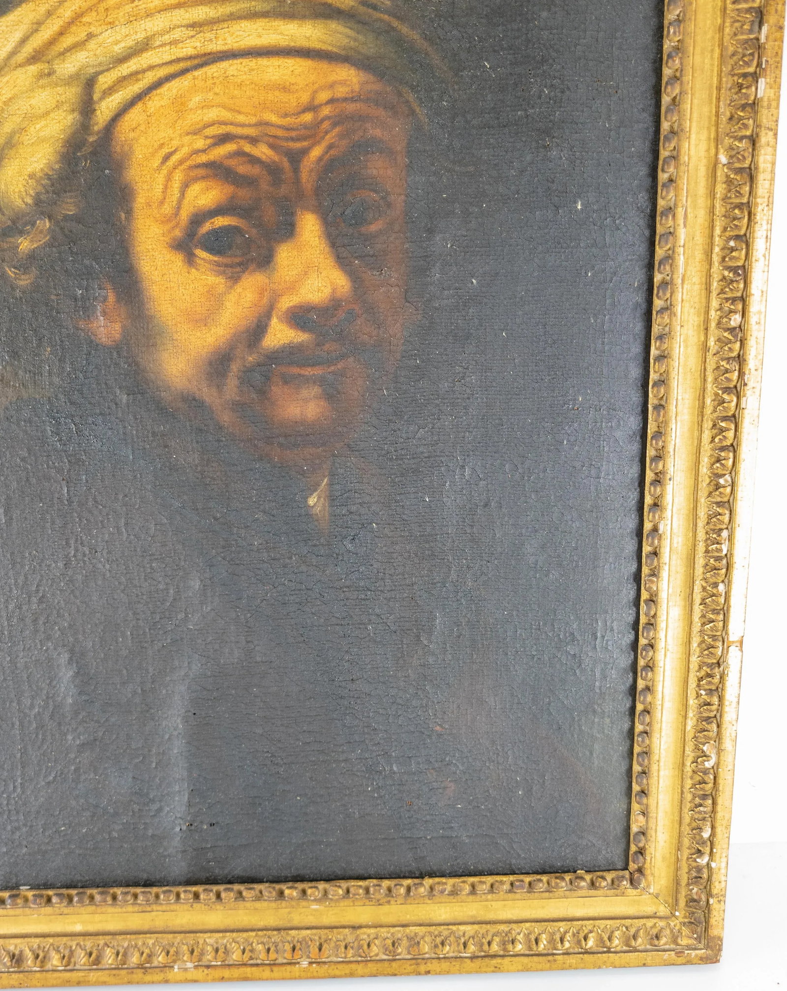17th Century Old Master Oil Painting Self-Portrait as the Apostle Paul After Rembrandt Van Rijn - 5