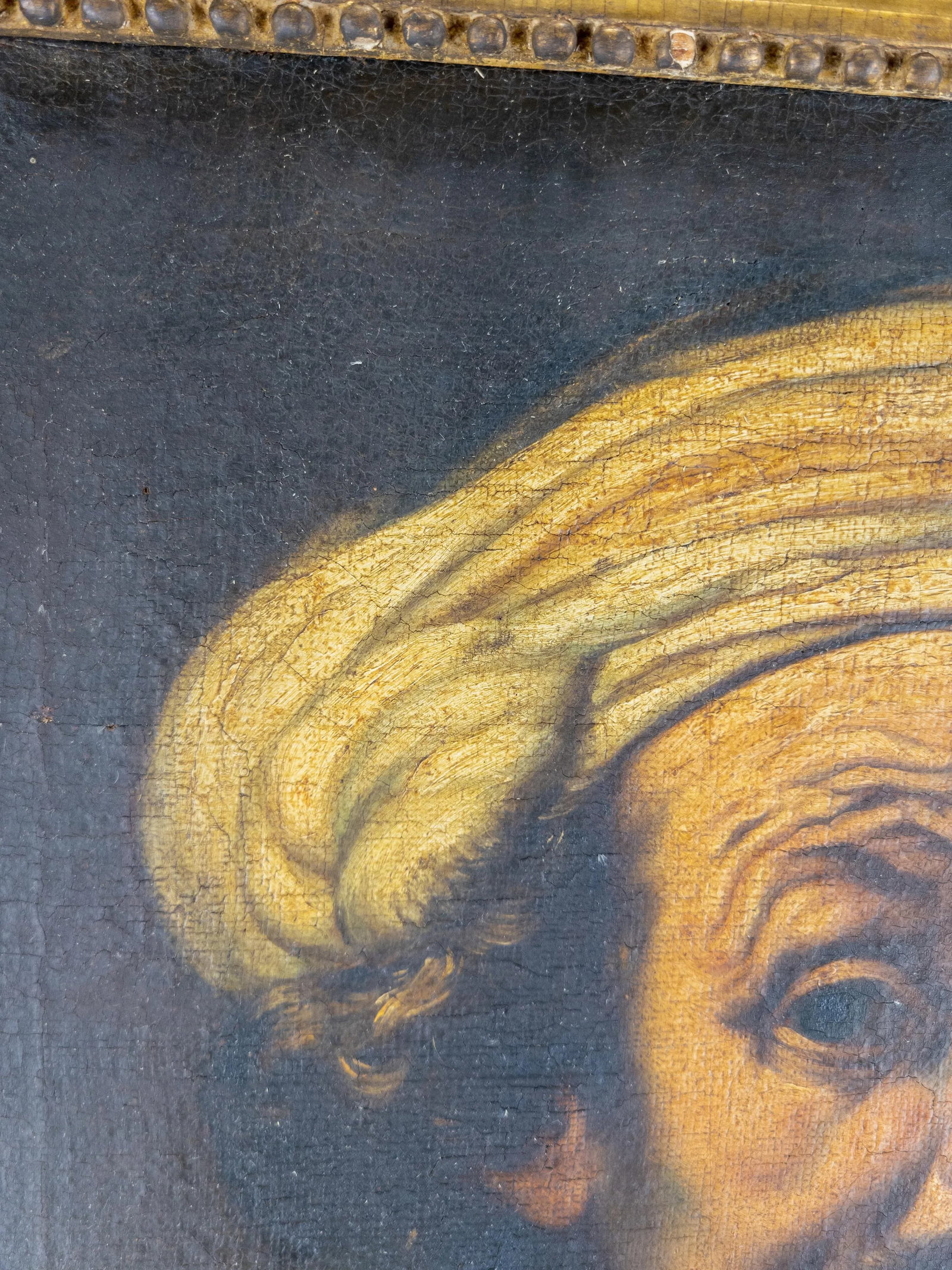 17th Century Old Master Oil Painting Self-Portrait as the Apostle Paul After Rembrandt Van Rijn - 8