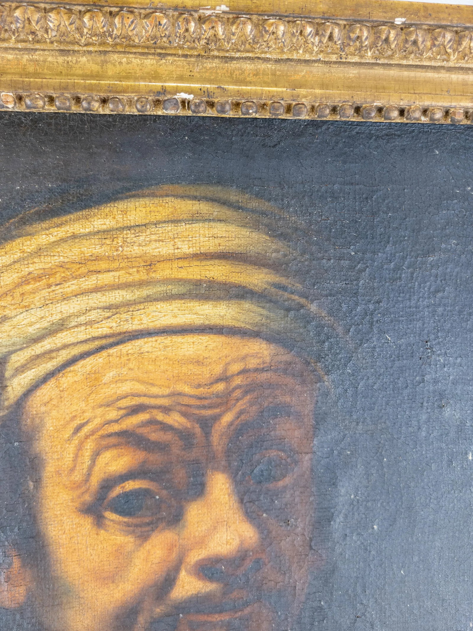 17th Century Old Master Oil Painting Self-Portrait as the Apostle Paul After Rembrandt Van Rijn - 9