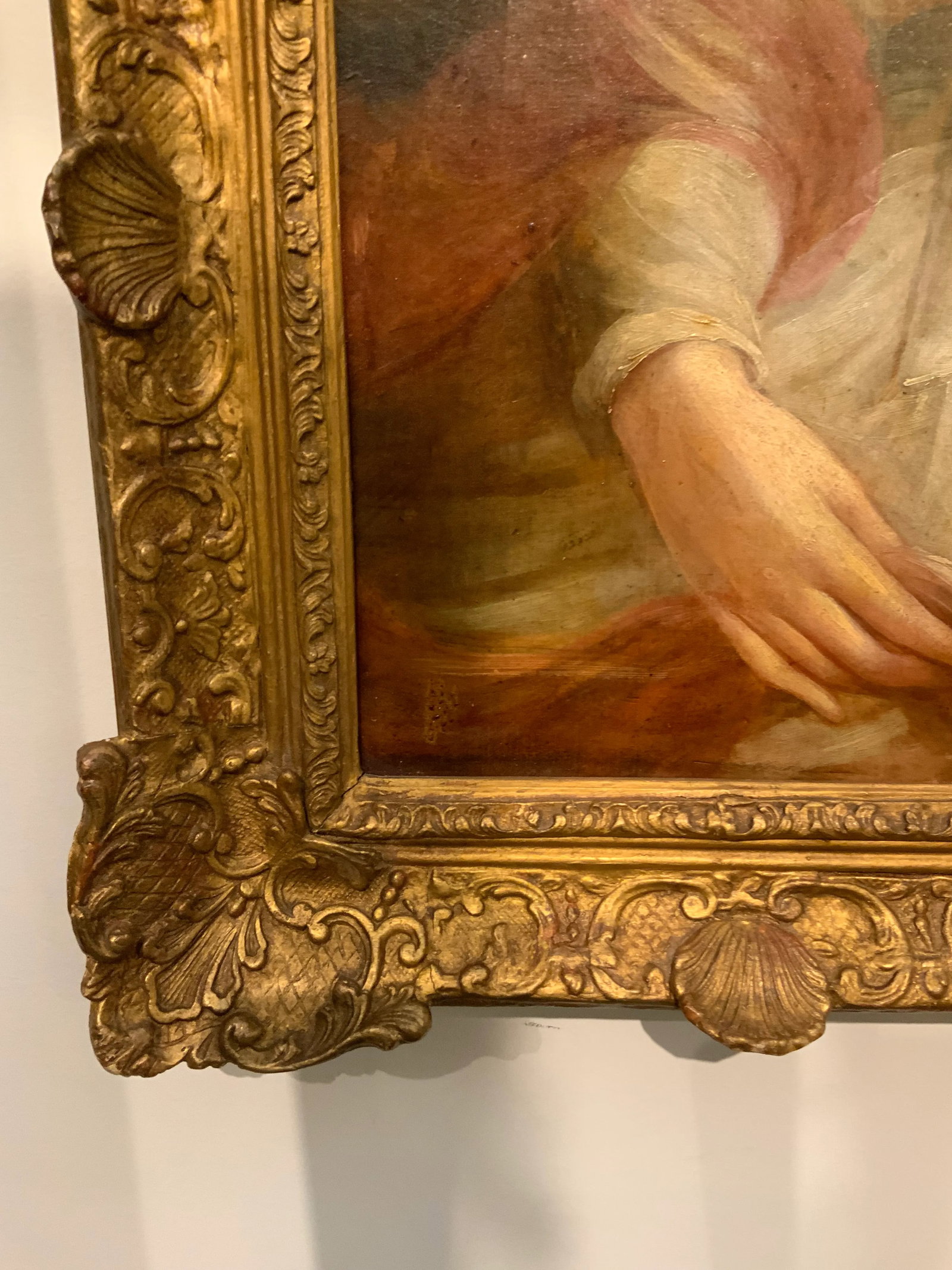 Antique Victorian Portrait of a Woman Oil Painting - 3