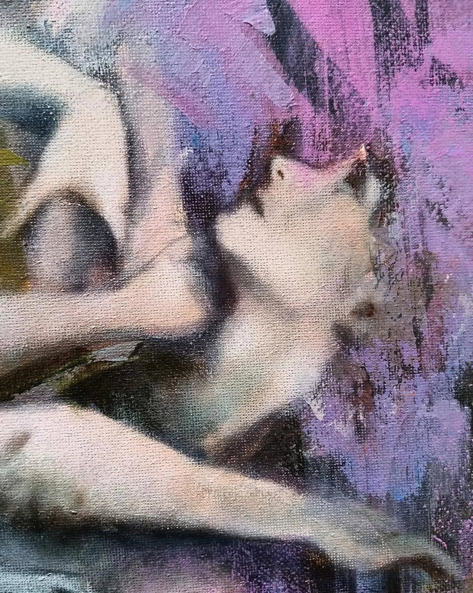 Tug O' War Contemporary Abstract Nude Figure Painting by Louis Braquet - 5