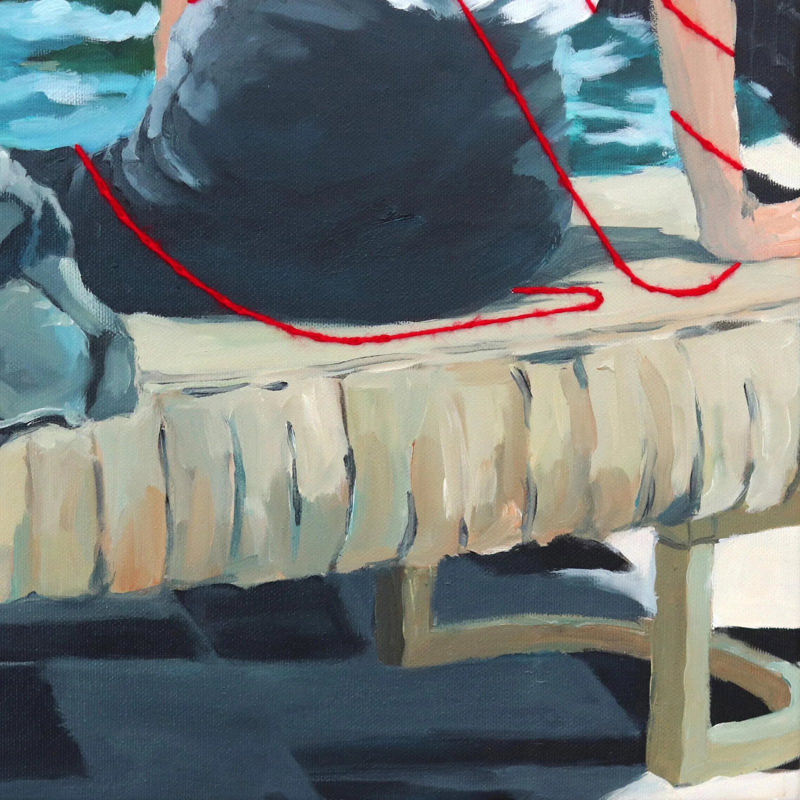 Three Row Boat Original Artwork by Iqi Qoror - 6