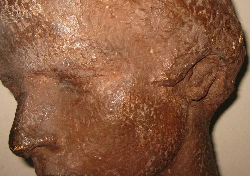 Original 1956 Gaetano Cecere Clay Sculpture Woman Head Bust "Eunice" - 10