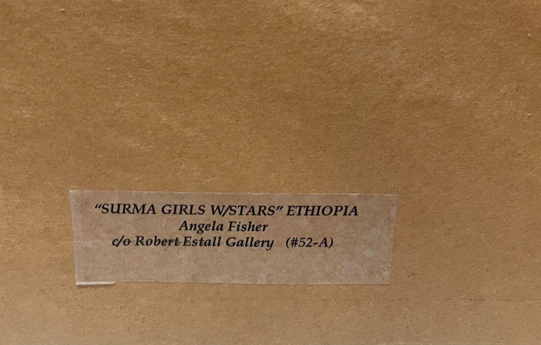Carol Beckwith 'Surma Girls Painted as Twins, Ethiopia Chromogenic Photograph - 11