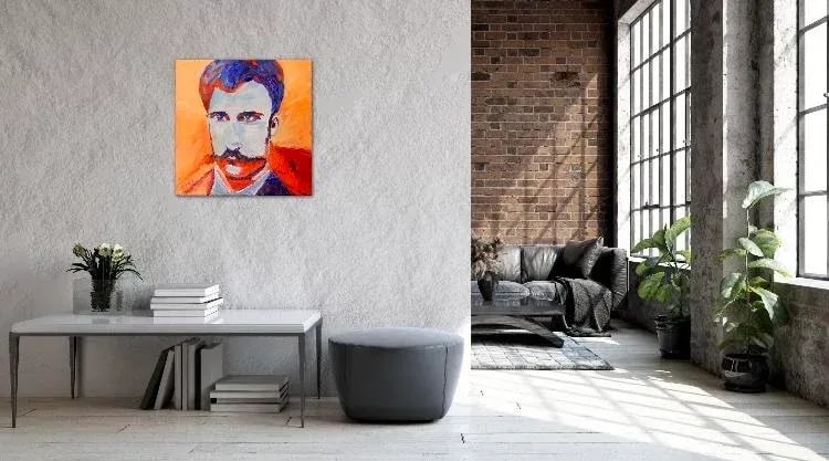 Modern Portraiture, Original Oil Portrait Painting - 3