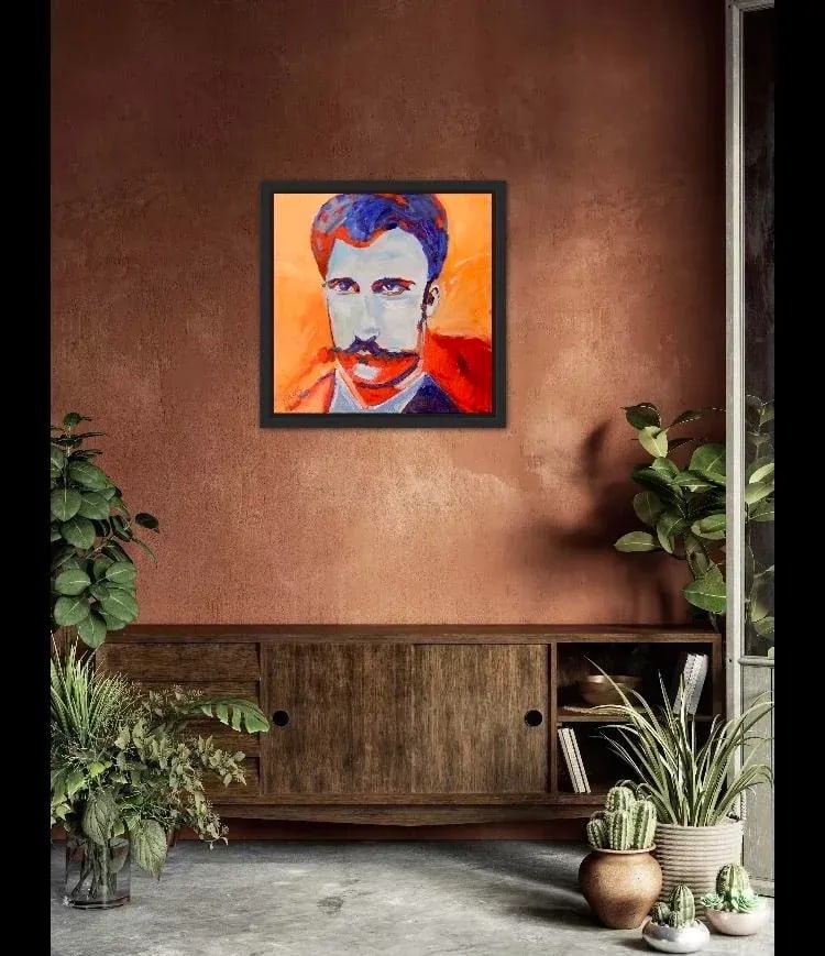 Modern Portraiture, Original Oil Portrait Painting - 4