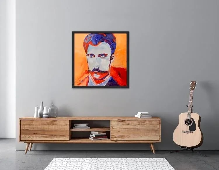 Modern Portraiture, Original Oil Portrait Painting - 6
