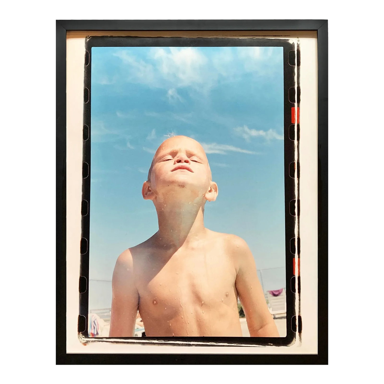 Stitchboy - Photograph by Michael Stuetz: Michael Stuetz "Stitchboy" 1995 Original C-print Edition 3/5 20 in. x 24 in. Frame dimensions: 21.25 in. x 25.25 in. Condition note: In good condition. Small, very subtle rippling to photograph,