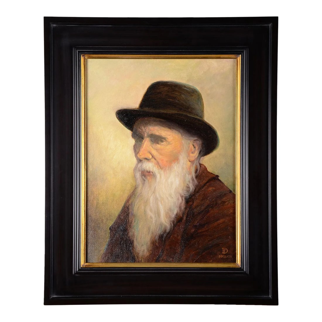 Dirk Foslien "Old Man" Oil Painting on Canvas (1 of 6)