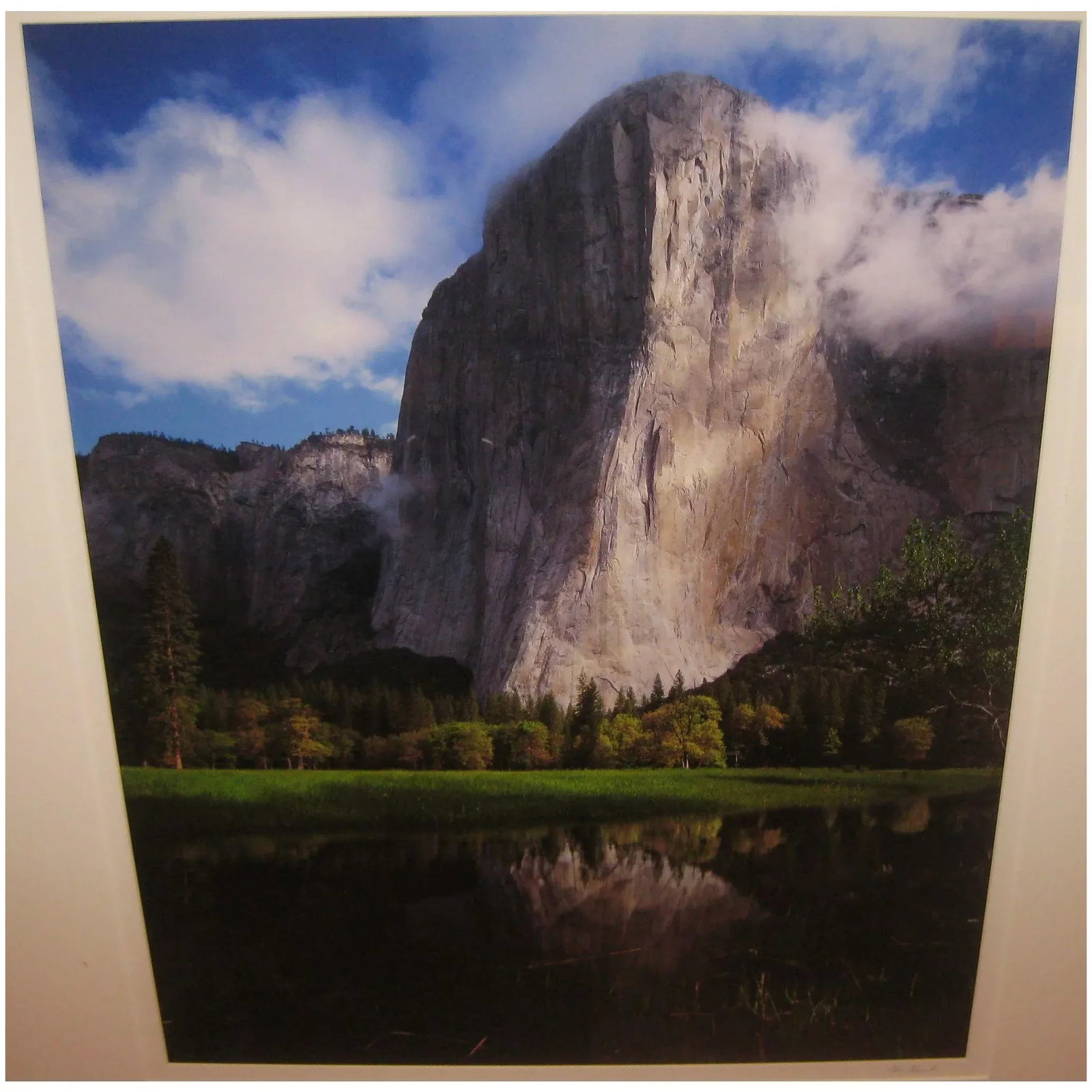 Fine Marc Muench 'El Capitan Reflections' Yosemite Signed Photograph - 2