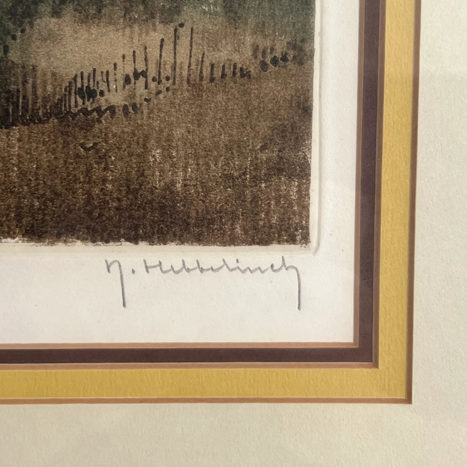 Vintage Impressionist Landscape Print Signed and Numbered 40/150 by Roger Hebbelinck (Belgium), Fram - 6