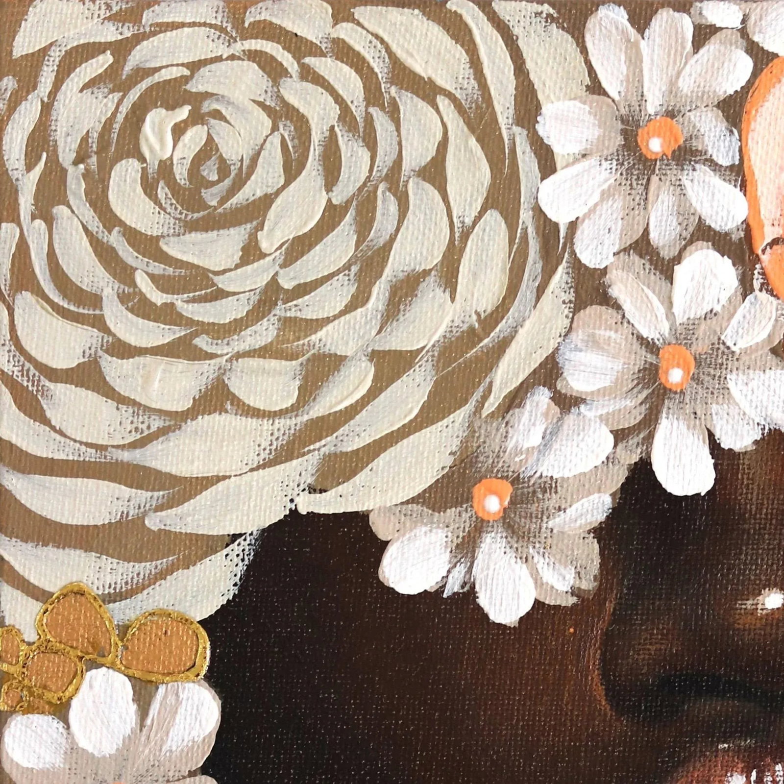 Gold Ii Original Artwork by Sally K - 2