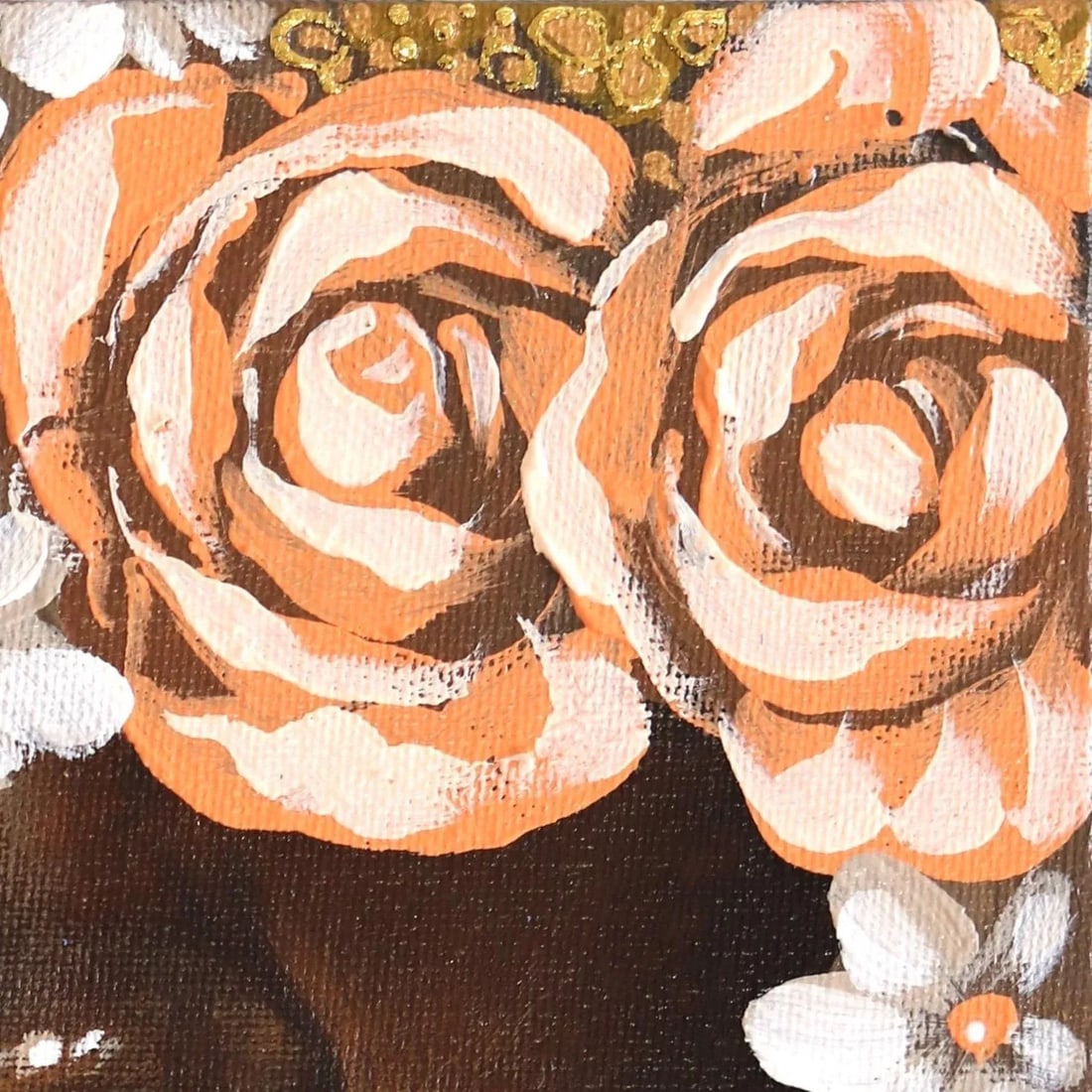 Gold Ii Original Artwork by Sally K - 3