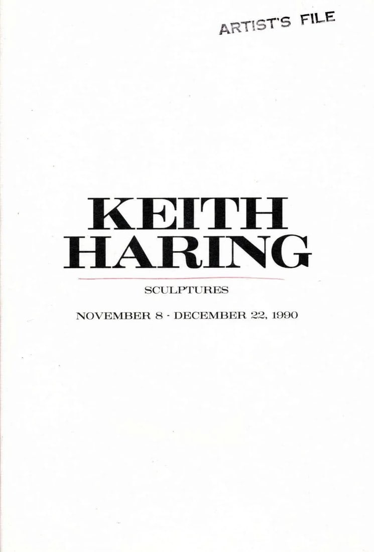 1980s Keith Haring at Tony Shafrazi Gallery Exhibition Cards - Set of 3 - 2