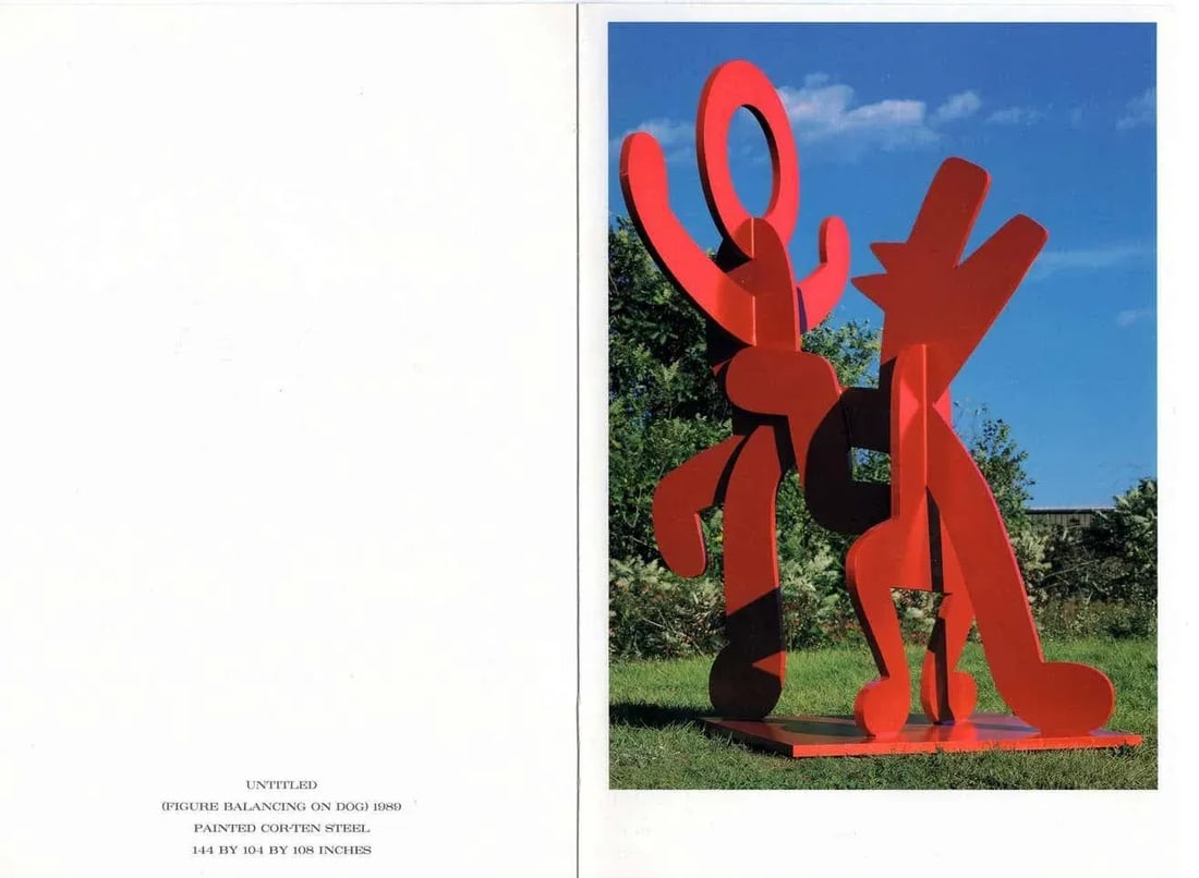1980s Keith Haring at Tony Shafrazi Gallery Exhibition Cards - Set of 3 - 4
