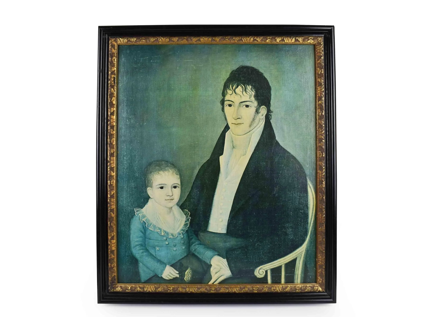Mid 20th Century Early American Benjamin Franklin Yoe and Son by Joshua Johnson Print - 7
