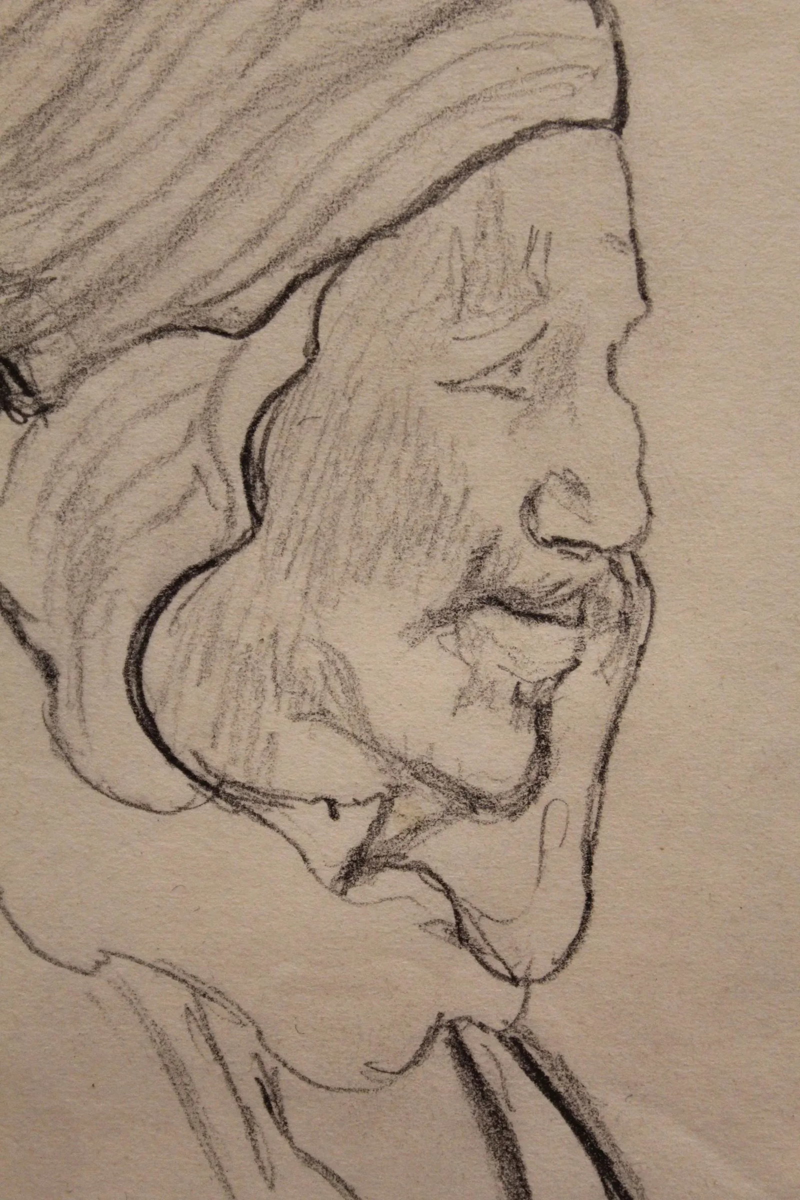 Original Joseph Stella Drawing (20th Century Modern Pencil Portrait Pencil) - 5