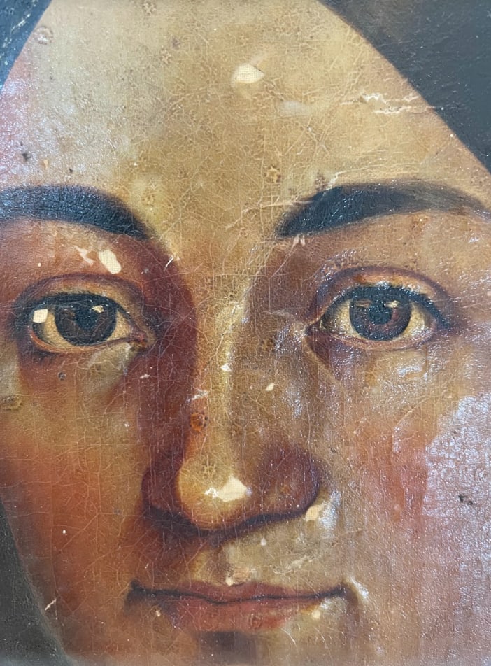 Late 19th Century Original Oil Portrait Painting of a Victorian Woman - 2