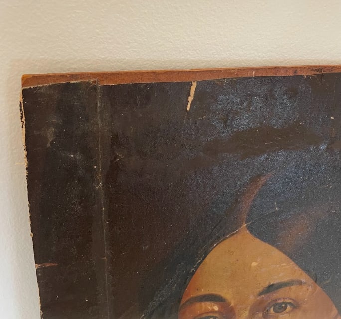 Late 19th Century Original Oil Portrait Painting of a Victorian Woman - 6