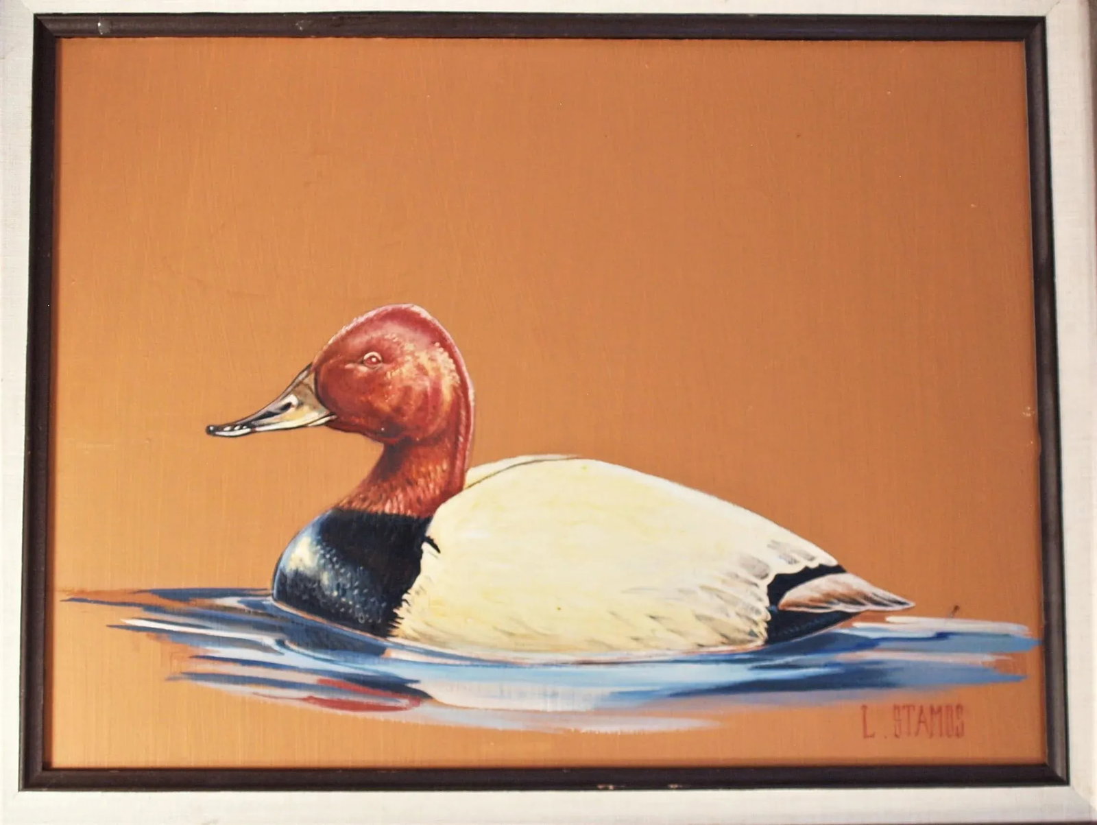 Contemporary Painting of a Wild Duck by Luke Stamos - 2