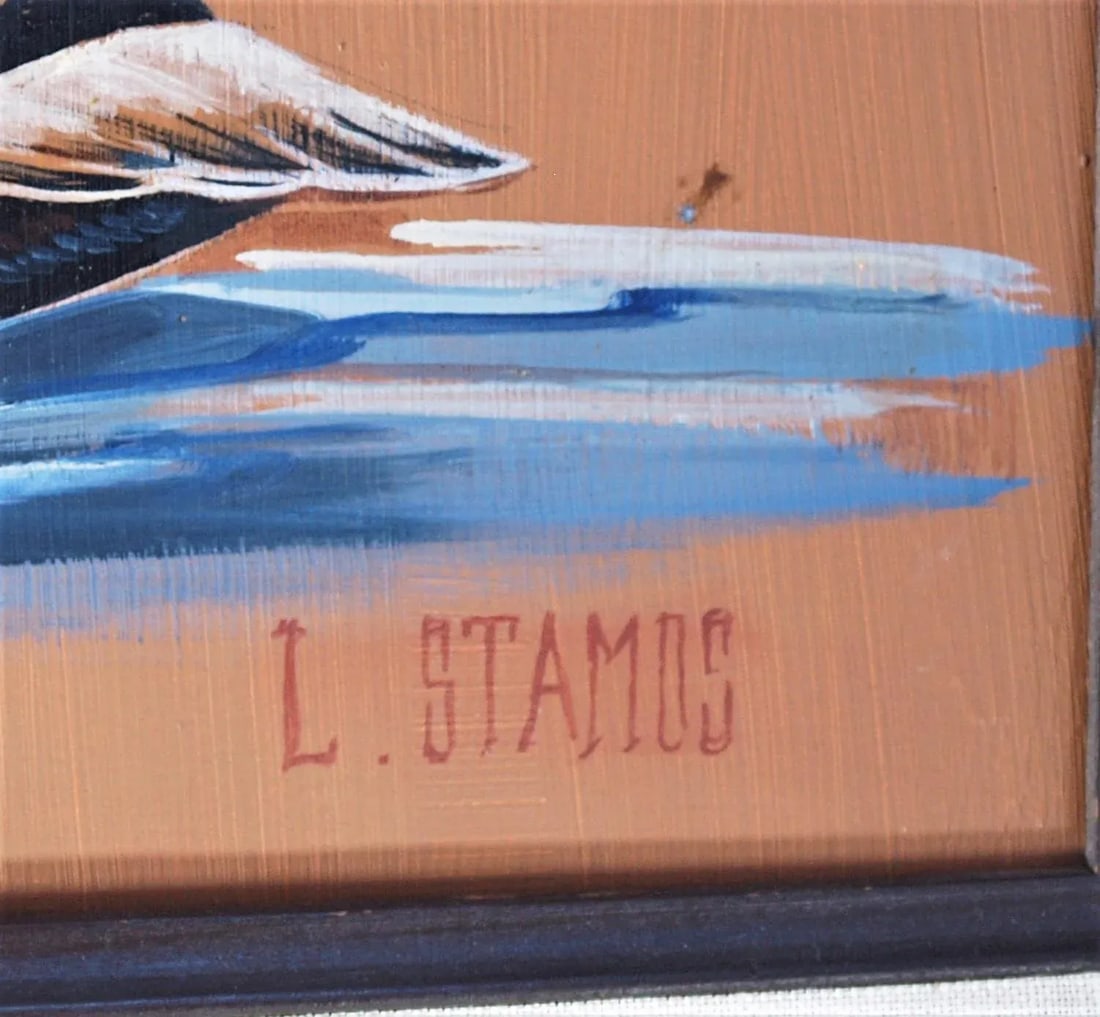 Contemporary Painting of a Wild Duck by Luke Stamos - 3