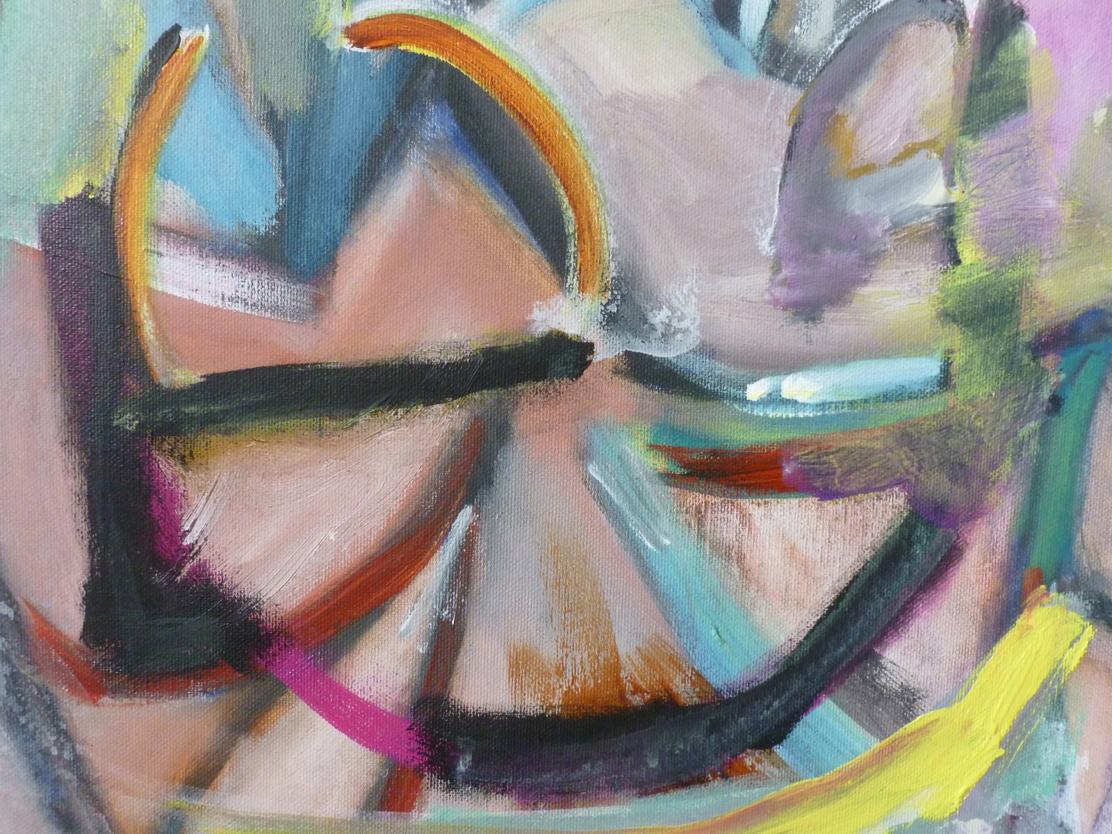 Playground Abstract Oil and Acrylic Painting by Scott Spencer - 3