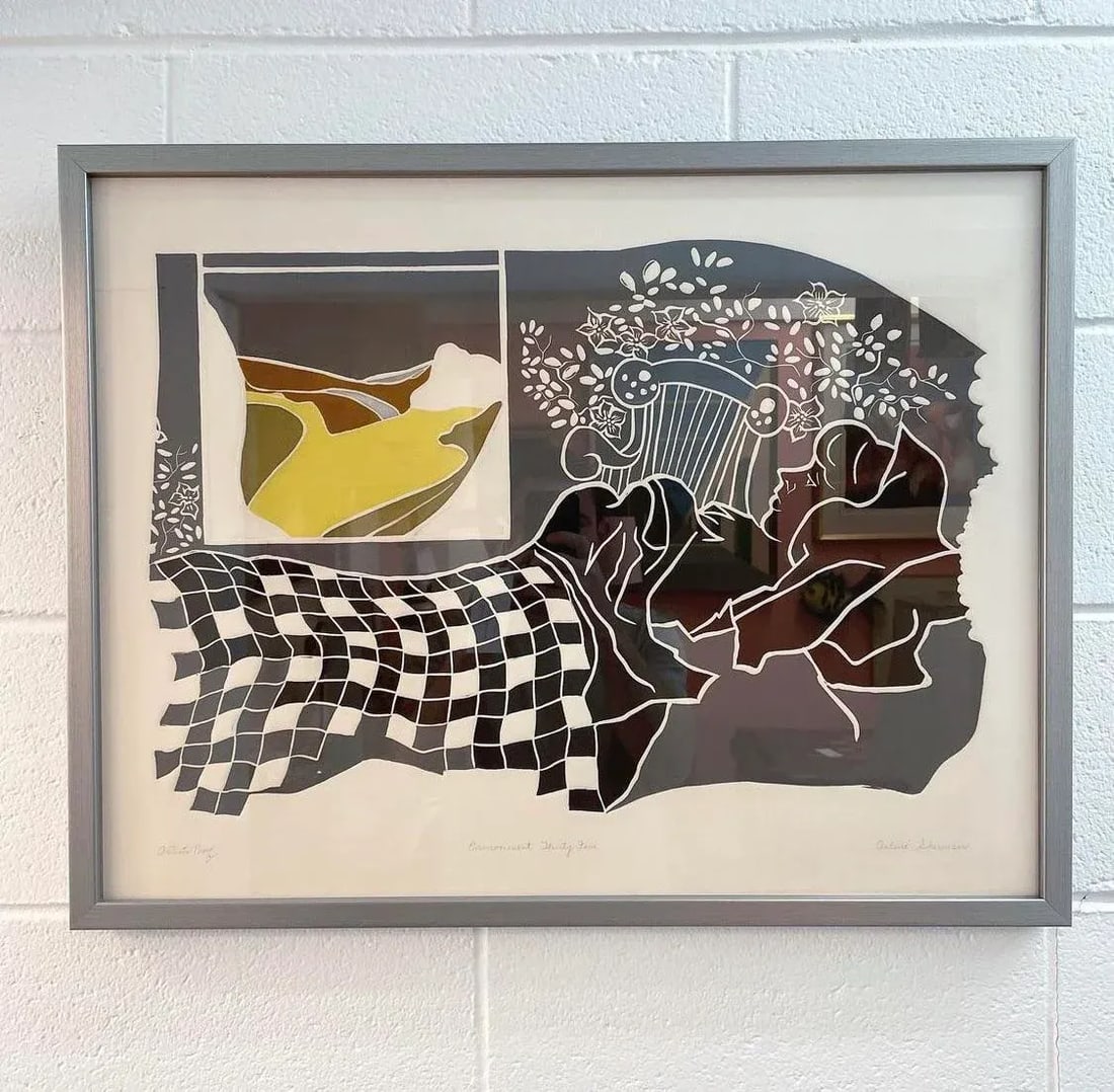 Arlene Sherman Lithograph, Newly Framed - 6
