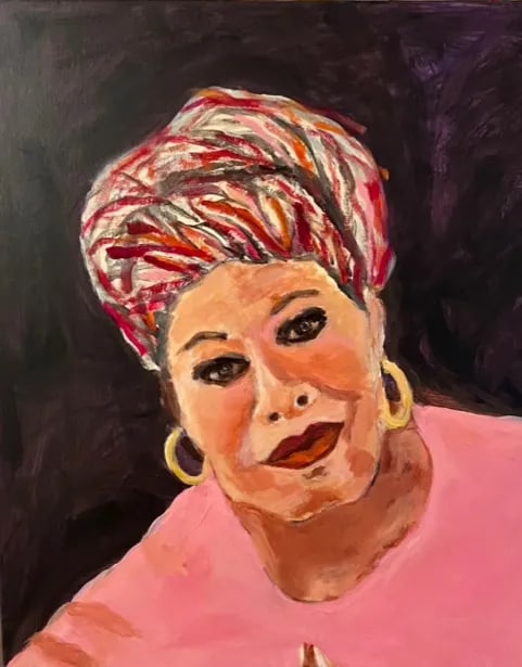 Maya Original Painting by Sandy Welch - 2